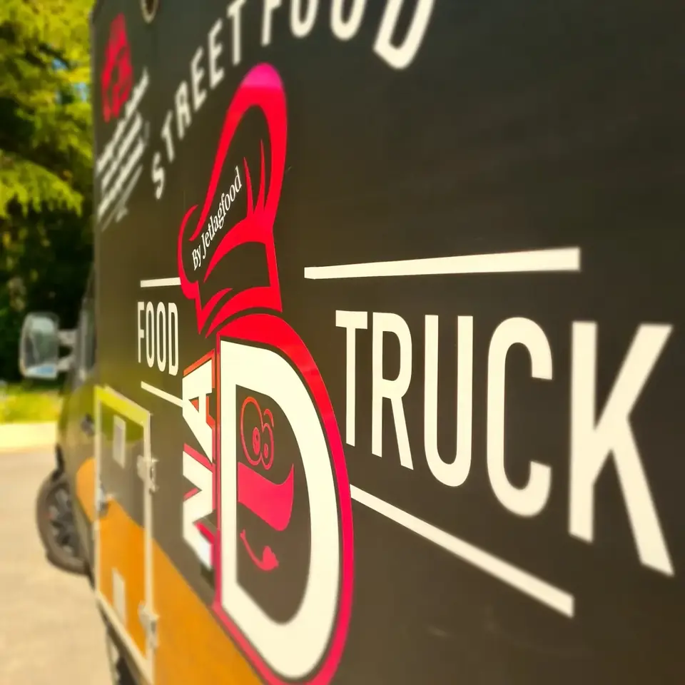 Détail du food truck Jetlagfood lors d'une prestation
