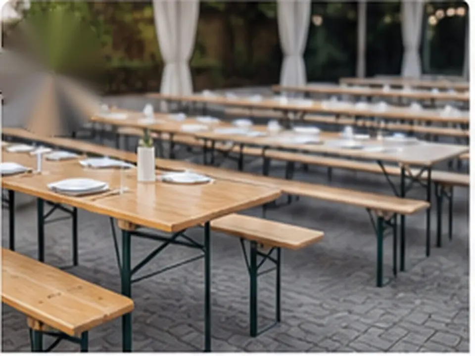 Location de tables et bancs pour événements, repas et grandes tablées