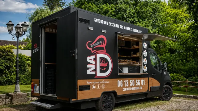 Le food truck NAD de Jetlagfood installé en extérieur